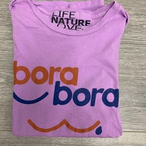 Purple “bora bora” free city tee shirt